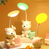 Pens holder, table lamp, light strip, sharpener charging, children's LED night light, with little bears, Birthday gift