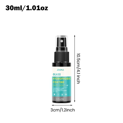 YT303 car glass anti-fog agent is exclusively for cross-border supply, used for rearview mirrors and car window glass to prevent fogging, rain, and water adhesion (Automotive glass defogging agent) - yt303-30ml