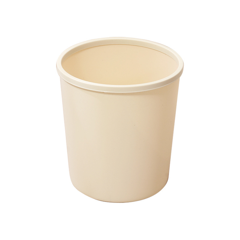 cocina plástico doméstico con anillo de compresión cubo de basura sala de estar dormitorio canasta simple gran cubo de basura del baño