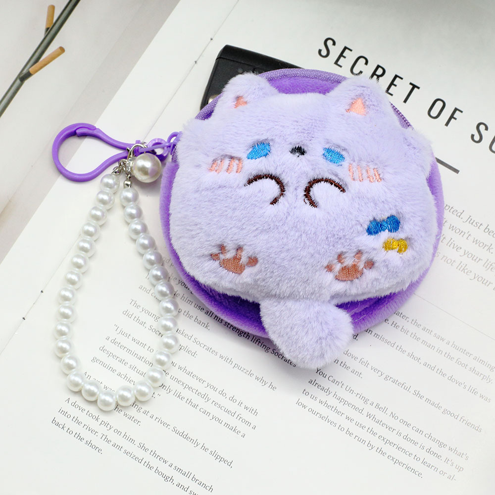 보라색 뚜뚜 고양이