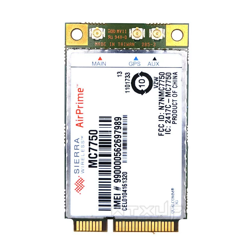 Модуль Sierra Wireless MC7750 CDMA 3G/4G LTE700 (B13), диапазон частот GPRS