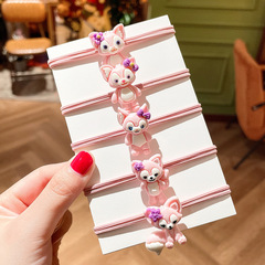 Fairy Pink Series Lenna Bell Cute Cartoon Hair Tie Rubber Band Hair Accessory Wholesale