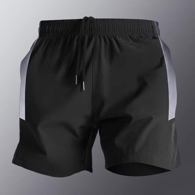 Pantalones cortos deportivos para hombres hielo rápido secado verano delgado acondicionamiento físico suelto pantalones de fútbol casuales de cinco puntos pantalones de entrenamiento especiales para correr