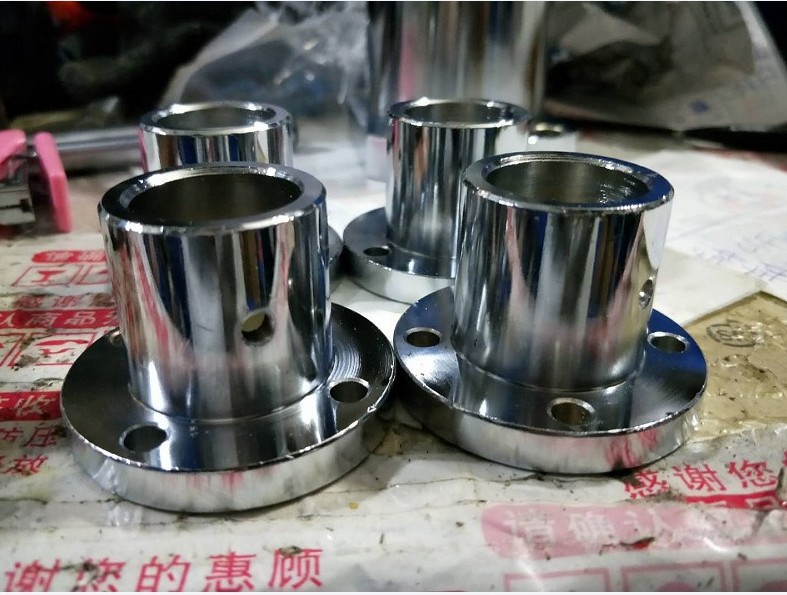 电镀法兰电镀导向轴支座电镀支撑座镀镍轴支座光轴支座镀镍止动座