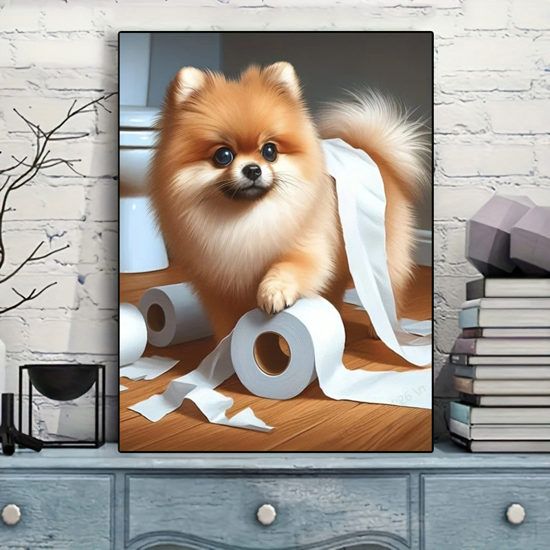 Pomeranian Fun Bathroom Wall Art Prints Playful Toilet Art Kids Bathroom Decor Pomeranian Love Pomeranian Fun Bathroom Wall Art Prints Playful Toilet Art Kids Bathroom Decor Pomeranian Love