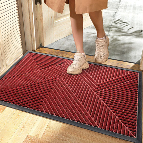 Cross-border Commercial Mud Scraping Easy to take care of Home Floor Mat Outdoor Wear-resistant Anti-rubbing Mat Non-slip Foot Mat Door Carpet