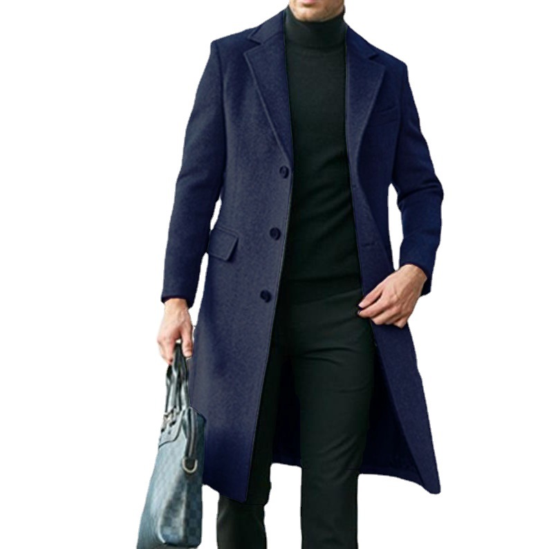 Hot order 2024 new product thick woolen men's coat fashion jacket Japan and South Korea casual_voghion.com