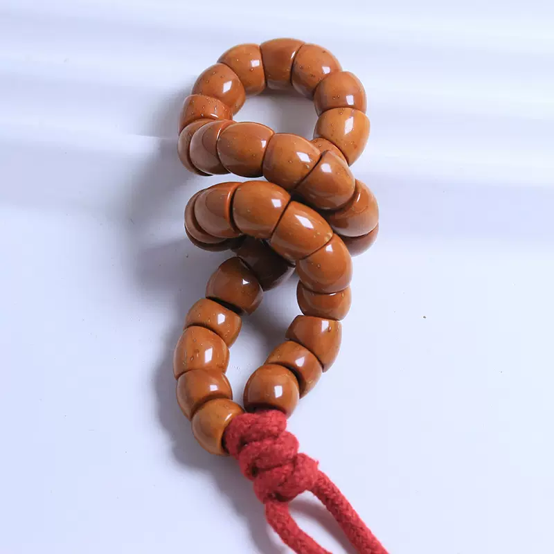 斜切紫金鼠大厂手串直切猪大肠文玩佛珠批发