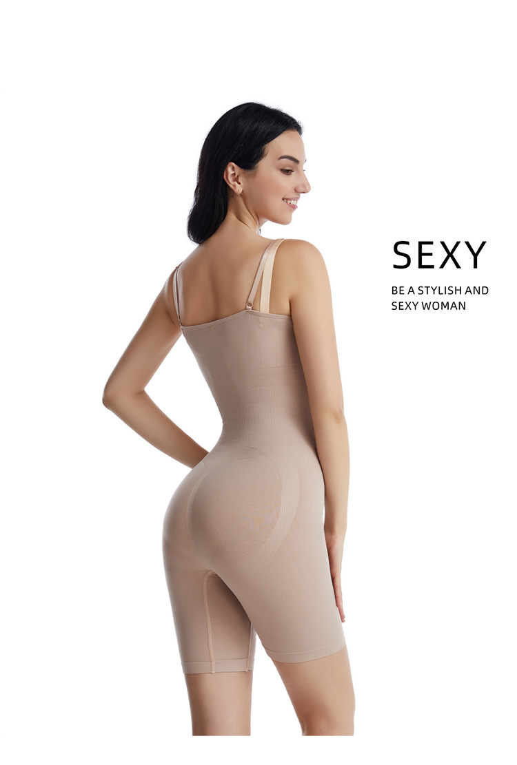 Body Shaping Jumpsuit Women's Chest Support Push Up Postpartum Corset One-piece Belly Shaping Clothes Tight Waist Corset Hip Lifting Underwear_voghion.com