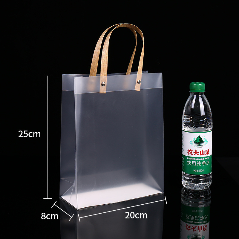 Bolsa de plástico transparente PP personalizada bolsas de regalo dulces de boda con bolsas de regalo personalizadas