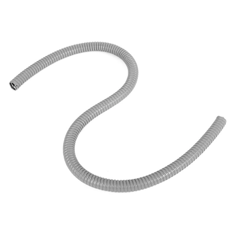 Серый с пластиковым покрытием металлический шланг змеиной кожи резьбы сильфон проволока защитная трубка металлический шланг из нержавеющей стали
