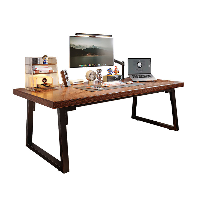Escritorio de computadora de madera maciza, escritorio para deportes electrónicos, escritorio para el hogar, dormitorio, escritorio de estudio para estudiantes, mesa doble, banco de trabajo