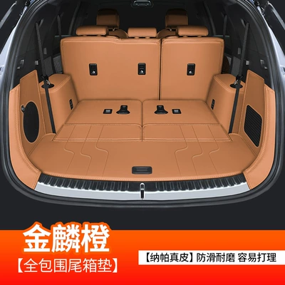 Trunk Mat, Car Interior – Trunk Mat - golden-scale-orange-full-surround-style-byd-tang
