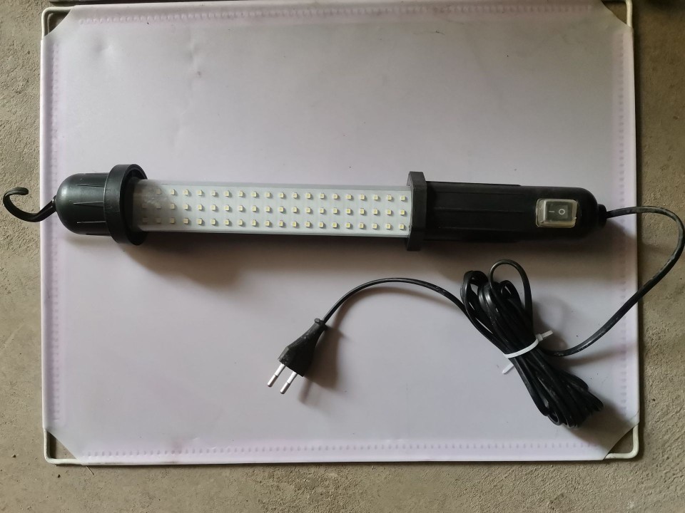 60 Led Work Light for Auto Repair, Magnetic, Super Bright, Strong Light, Car Repair Tool, Rechargeable with Cable, Magnetic Attachment