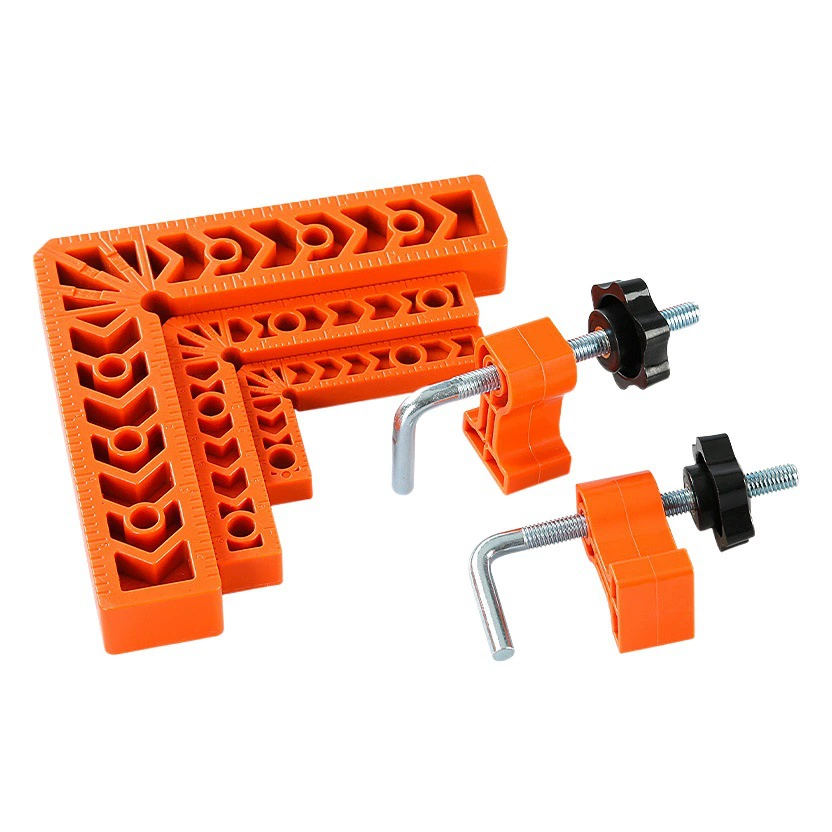 Прямоугольный локатор 90 градусов Каменная каменная плита Фиксатор для сращивания L Тип Прямая угловая линейка Пластиковый угловой код Деревообработка Линейка для разметки