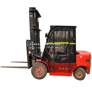 Electric Forklift Canopy, Hydraulic Forklift Canopy, Fully Enclosed Transparent Windshield Curtain, Rain Cover, Sun Protection Curtain