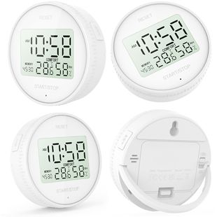Cross-border New Private Model 5-in -1 Thermo-hygrometer Time Alarm Clock Timer Kitchen Baking Timing Test Environment