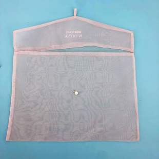 Manufacturer Offer Organza Pajamas Intimates Accessories Dried Flower Bag Pink Buckle Gauze Bag Transparent Storage Bag