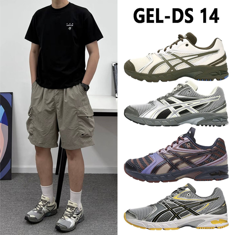 Putian Shoes Arthur Retro Dad Shoes Gel-Ds Trainer 14 Wear-Resistant Non-Slip Low-Top Casual Running Shoes