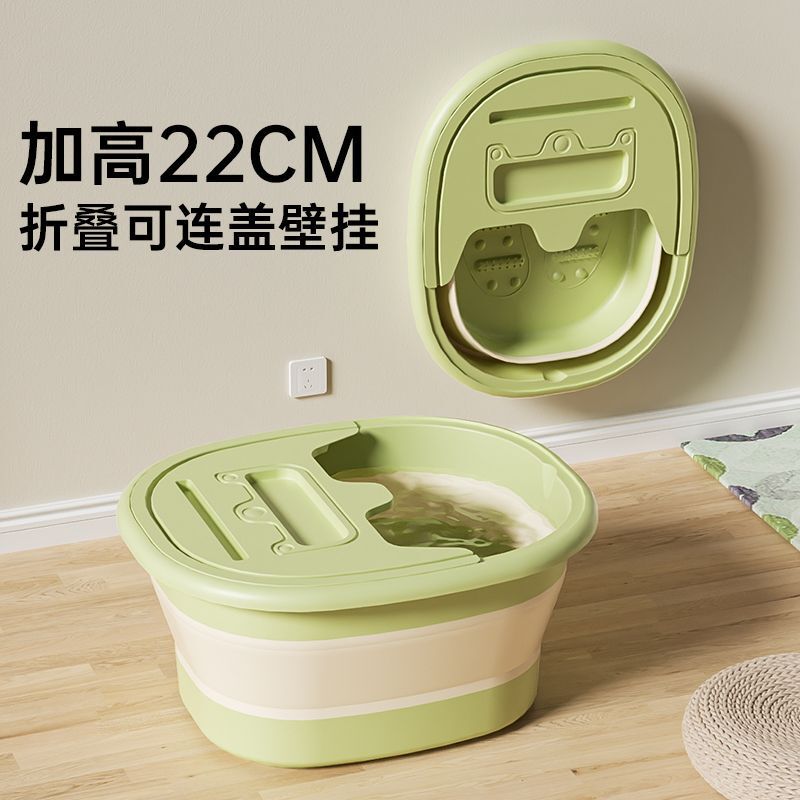Foldable Large Foot Bath Bucket with Lid, Insulated, for Home Use, Foot Massage, Foot Washing, Calf Soaking, Portable Foot Soaking Basin Factory