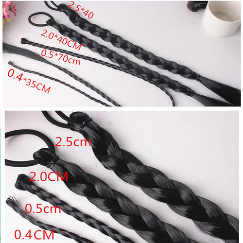 new costume wig, simulated braided hair, small braided wig, Japanese and Korean high-temperature wire hand-woven products