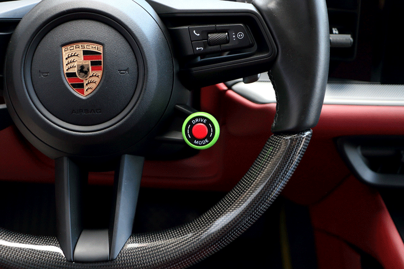 Suitable for Porsche steering wheel SC ejection knob button Ma Cayenne 718 Pa Lamela 911Taycan modification