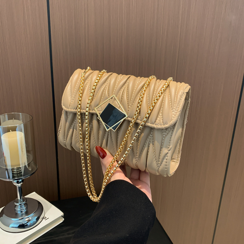 Temperamento de viaje de moda coreana versátil bolso de cadena para mujeres 2024 primavera nuevo mochila bolso cuadrado
