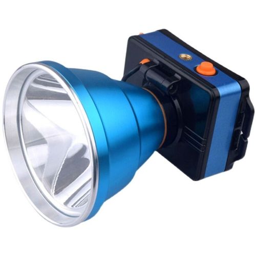 LED high-intensity charging fishing headlamp, high-power head-mounted long-range flashlight outdoor camping lithium night fishing light