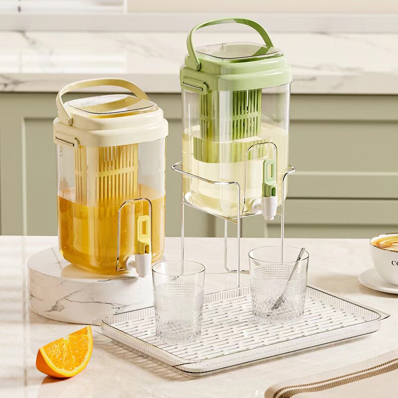 New Model Cold Water Jug with Faucet for Home Use, Camping, Parties, Lemonade, Cold Water Bucket, Fruit Tea Bucket, Large Capacity New Model Cold Water Jug with Faucet for Home Use, Camping, Parties, Lemonade, Cold Water Bucket, Fruit Tea Bucket, Large Capacity