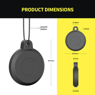 Suitable for Pet Dog Lost Airtag Protective Case Plastic Waterproof Apple Tracker Protective Case