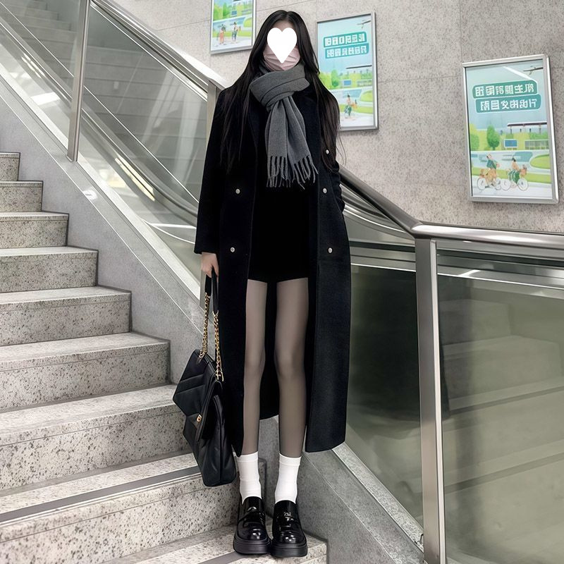 黑色加厚短裤秋季外穿小个子显瘦a字打底靴裤辣妹防走光高腰热裤