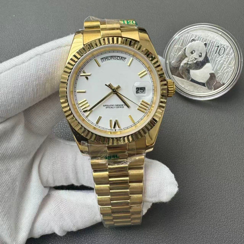 comercio exterior transfronterizo mano de obra fábrica directa al por mayor doble serie completa de reloj mecánico automático de negocios para hombres image 18