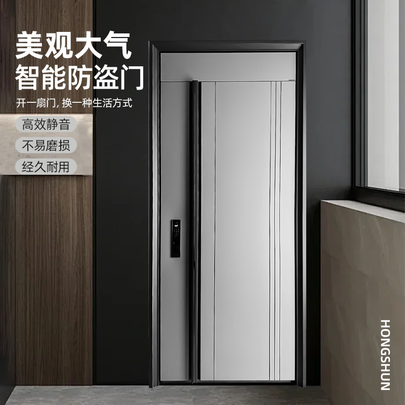Class a Security Anti-Theft Door Entry Door Anti-Pry Entry Door Double Door Manufacturer Soundproof Villa Door Wholesale in Stock