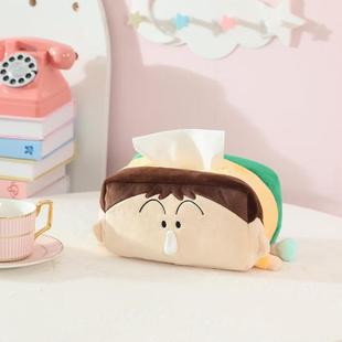 Cute Crayon Shin-chan A Dai Big Snot Doll Paper Towel Set Home Decoration Japanese Car Paper Box Storage