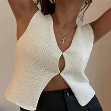 G 84503 Linen Blend Sleeves Top ����������� ŷ���羳