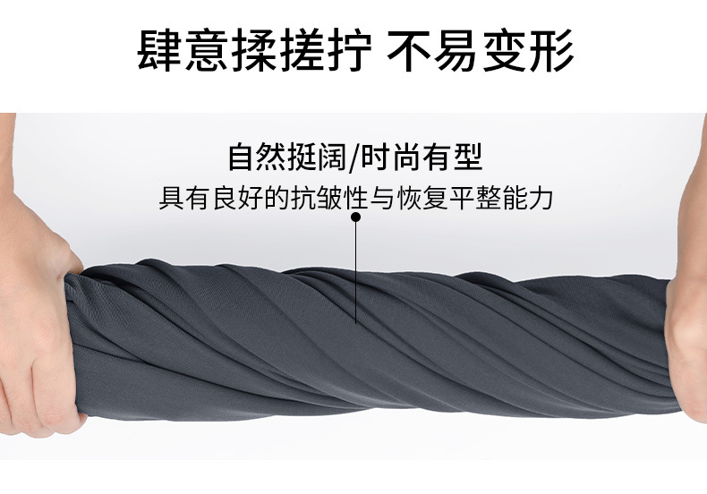 High-waisted wide-leg pants for women 2023 Spring and autumn: Loose and slimming straight-leg pants with a drape, floor-length pants, double-button casual suit pants pic 13