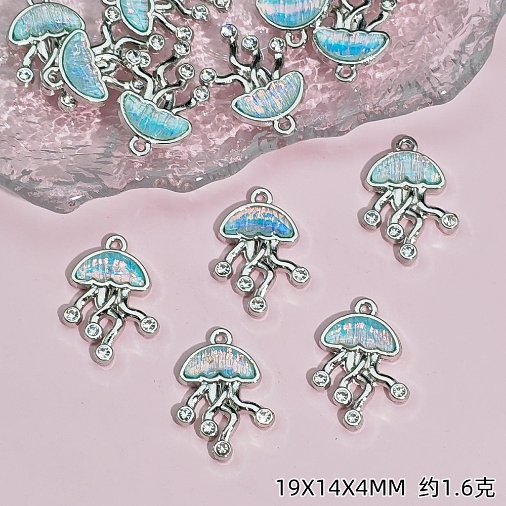 Exquisitos accesorios de joyería colgante de diamante de alta protección ultravioleta al por mayor collar DIY artesanal colgante de materiales de ropa de pulsera