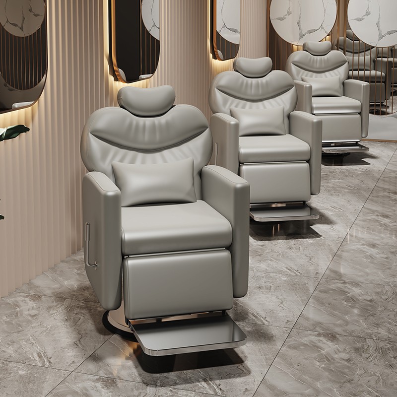 Silla eléctrica para el cuidado del cabello silla de peluquería tienda de cuidado del cabello peluquería especial puede poner cabeza de cuero tratamiento de cabeza asiento de corte de cabello