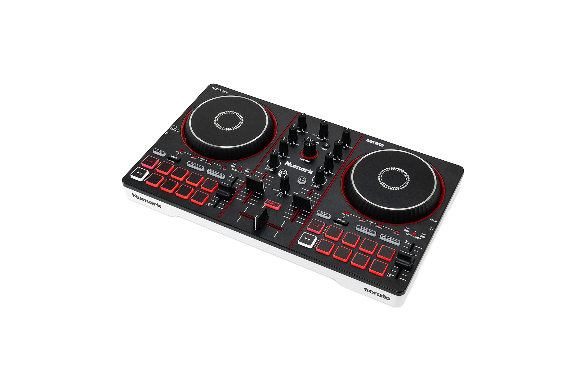 Controlador de DJ Todo en Uno PARTYMIX 2 Compatible con Serato DJ Lite image 7