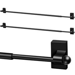 国境を越えて人気のある新型ハイエンド磁気吸引カーテンロッド静音カーテン部品Megnetic Curtain Rod