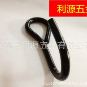 黑色铁质 弹簧钩登山钩 品质保证 源头厂家 葫芦钩