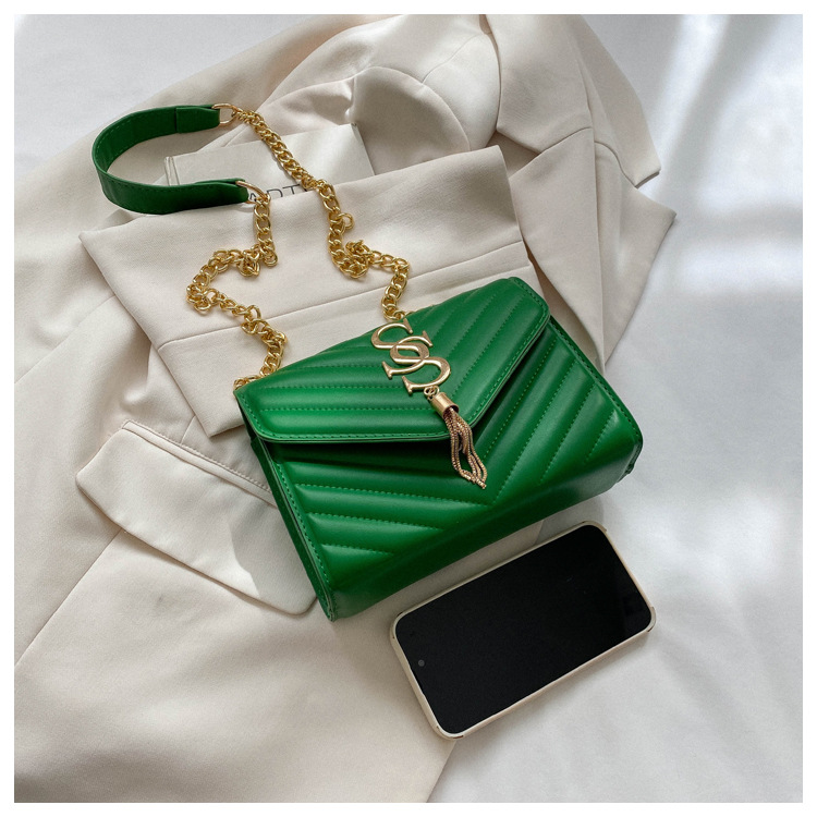 Damen Handtasche Im Western Stil Mit Kette Und Umhängefunktion_voghion.com