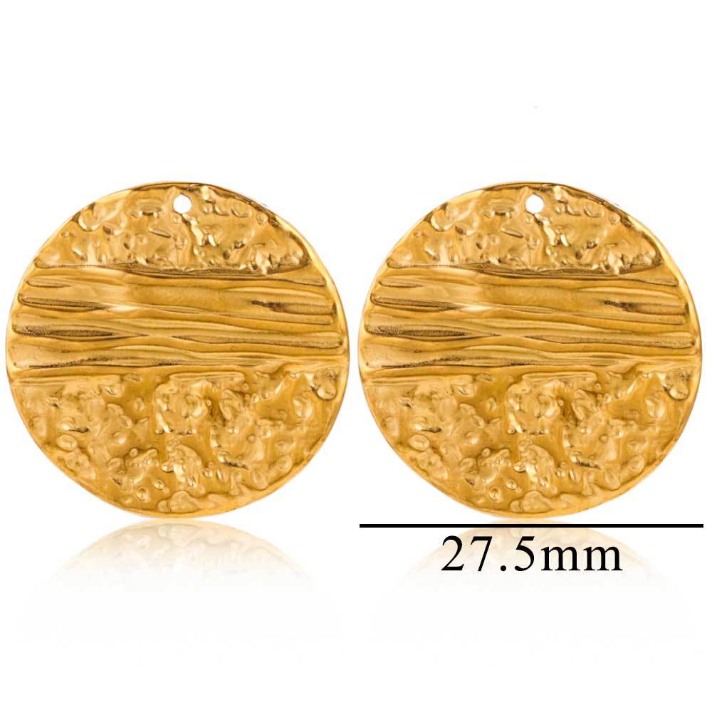 Joyas de acero inoxidable transfronterizas geometría simple anillo grande exageración auriculares accesorios accesorios DIY accesorios accesorios al por mayor