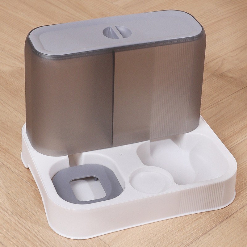 Gato Alimentador automático gato alimentador de agua gato tazón perro comida tazón Alimentador automático gato máquina de alimentación suministros de alimentos para mascotas