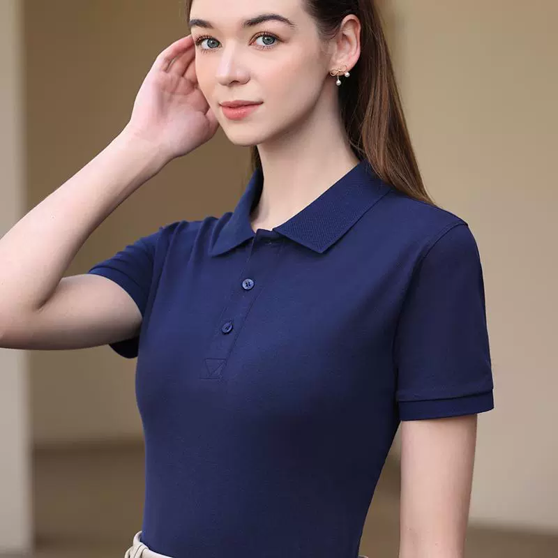 Высококачественная рубашка-поло, футболка с лацканами и короткими рукавами, весенняя рабочая одежда для управления магазином 4S, командная культурная рубашка, рабочая одежда
