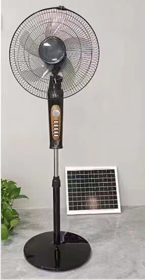 東南アジアの人気交流直流太陽光扇風機セットの首を横に振って充電する扇風機は明かりの台の扇風機を持ちます。|undefined