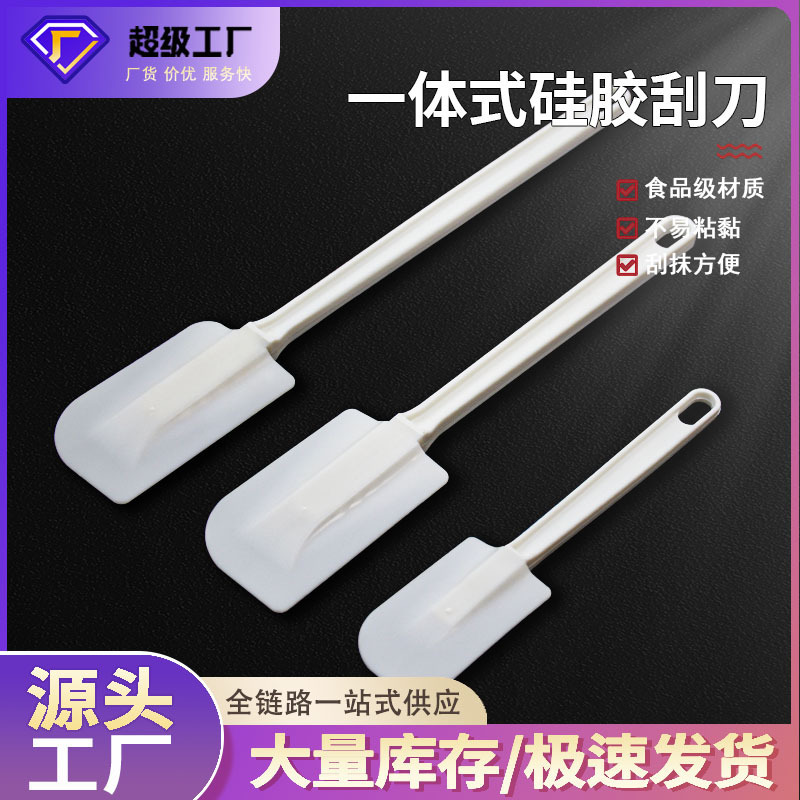 Baking Tools Cake Cream Scraper Flat Blade Shovel Long Handle Scraper Large