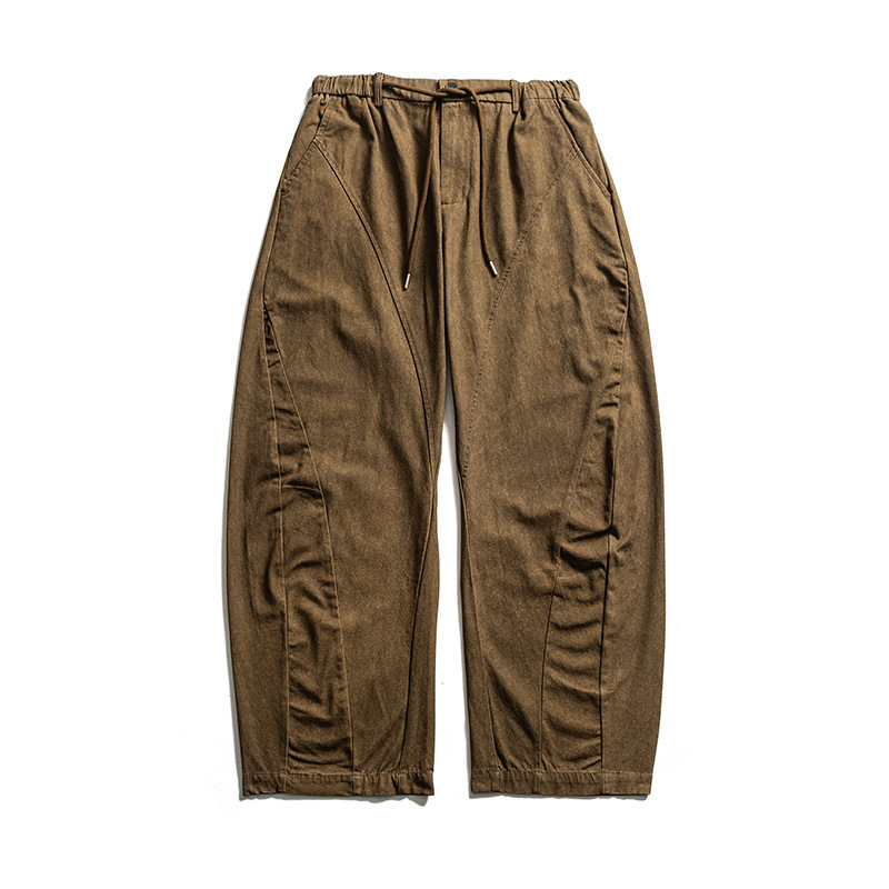 Nanxia New Retro Washed Loose Straight Versatile Casual Pants Unisex Japanese Wide-Leg Cargo Pants Long Pants