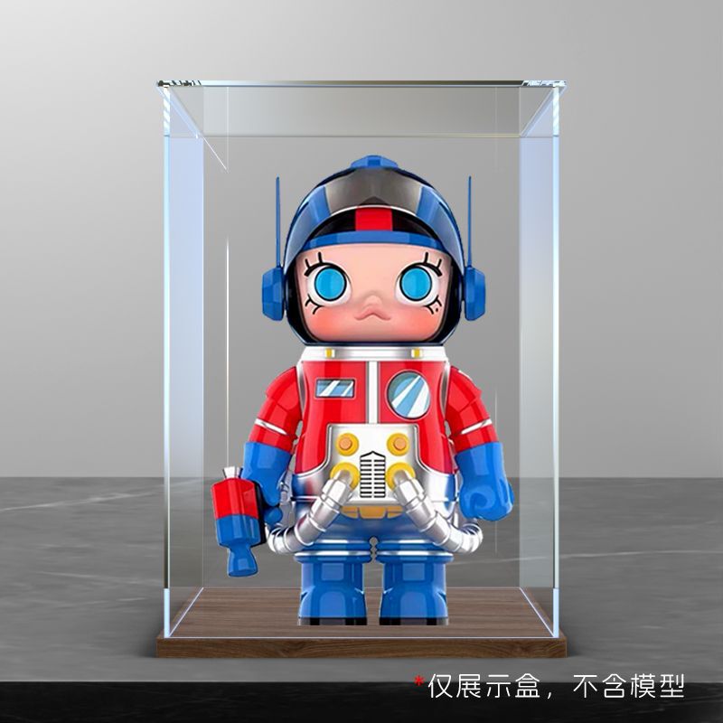 Popマート適用バブルマットモリー400% オプティマスプライムハンドリターンライトアクリル収納ボックス|undefined