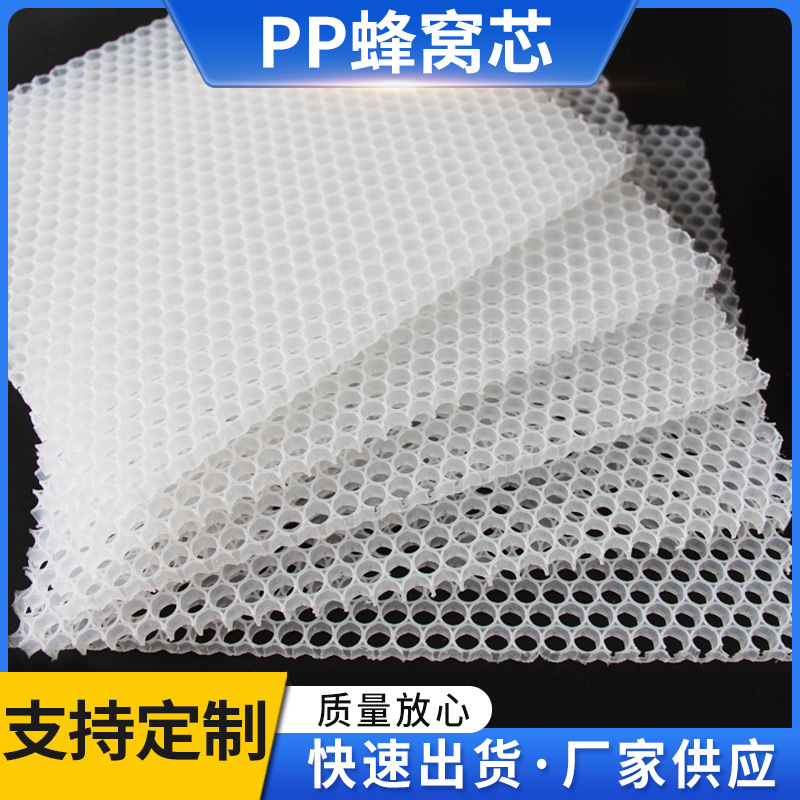 厂家供应PP塑料蜂窝板 蜂窝芯PP塑料复合板 轻便木门橱柜板填芯